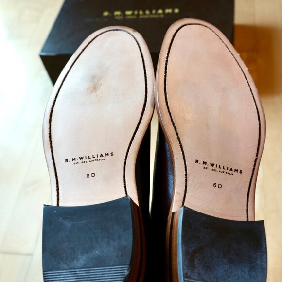 R.M. WILLIAMS Adelaide Chelsea Boots Burnished Mahogany NEW - Picture 5 of 9